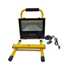 Foco Led 50w  (Recargable  220v  y  12v) 