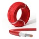 Cable Solar 4mm2  ROJO -  H1Z2Z2-K (Certificado) - ROLLO 50 MTS.