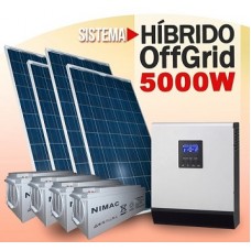 Sistema HIBRIDO 5000w 48v