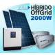 Sistema HIBRIDO 2000w 24v - Básico -